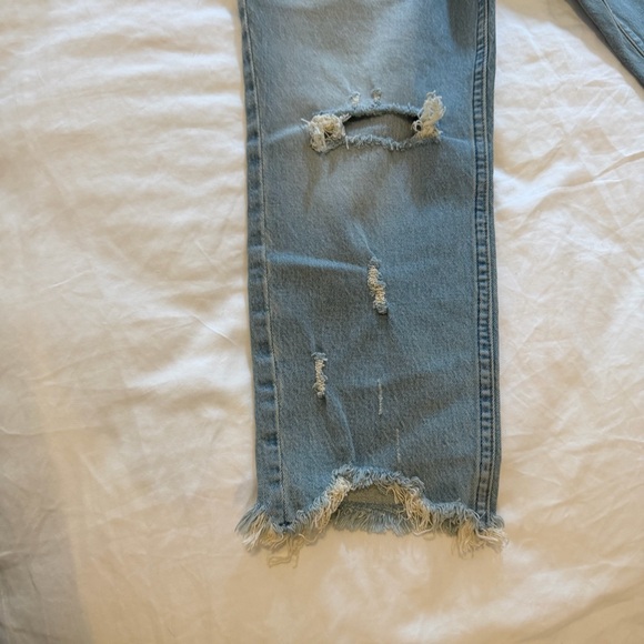 Abercrombie & Fitch Light Blue High Rise Jeans - Picture 4 of 6